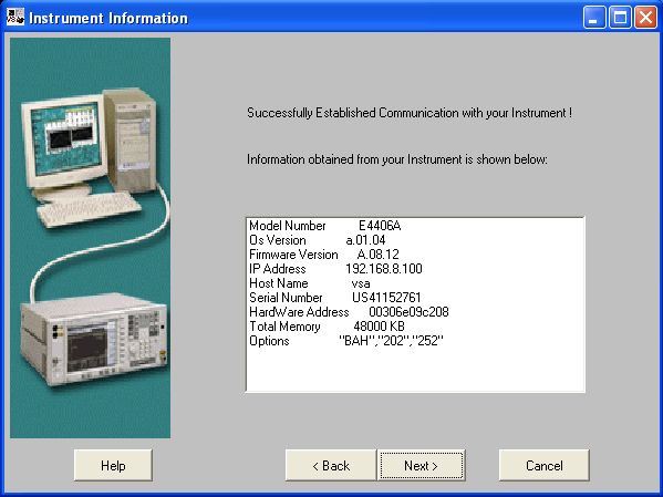 Agilent E4406A VSA SERIES TRANSMITTER TESTER 7MHz-4.0GHz [3113]-